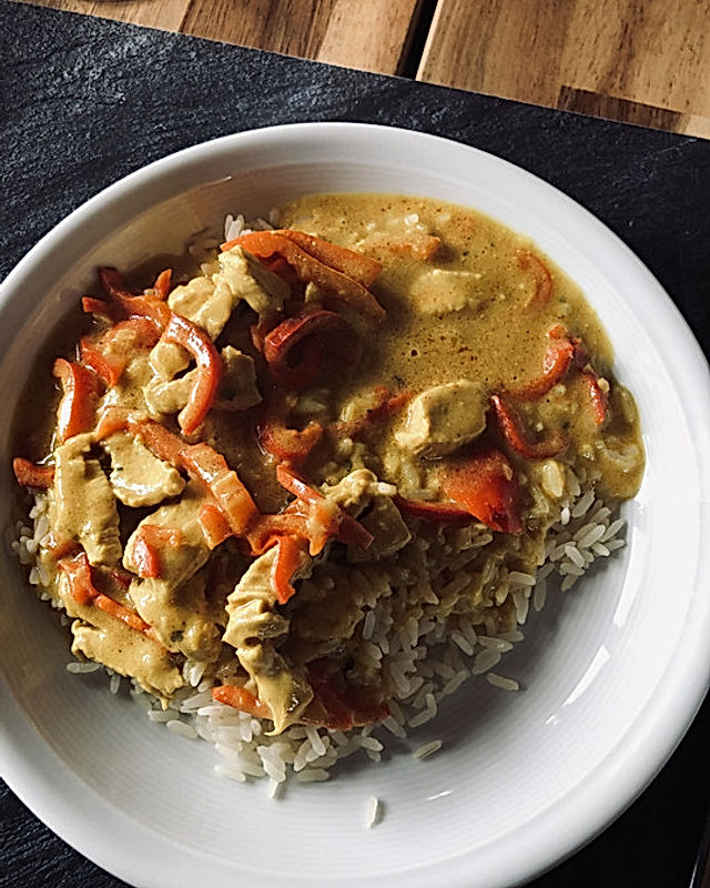 Curry - Fleisch - Auflauf