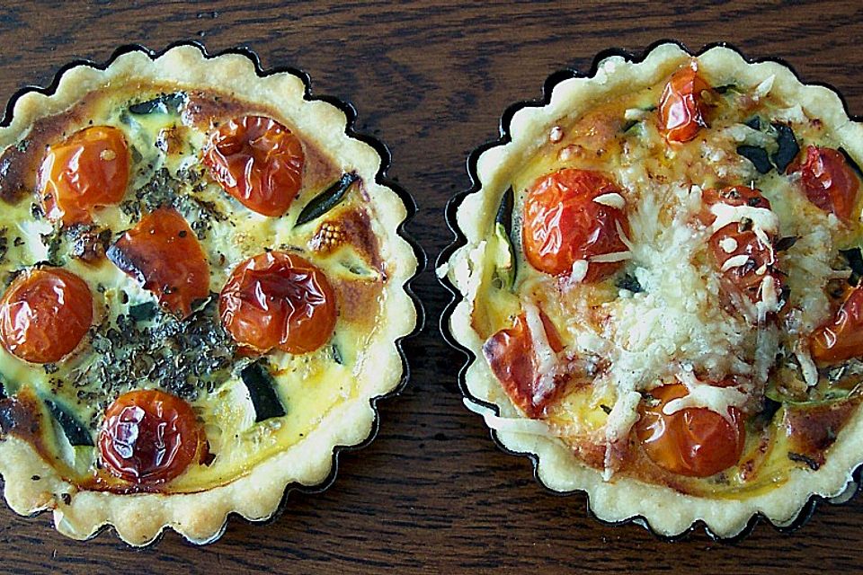 Mini - Zucchini - Quiches