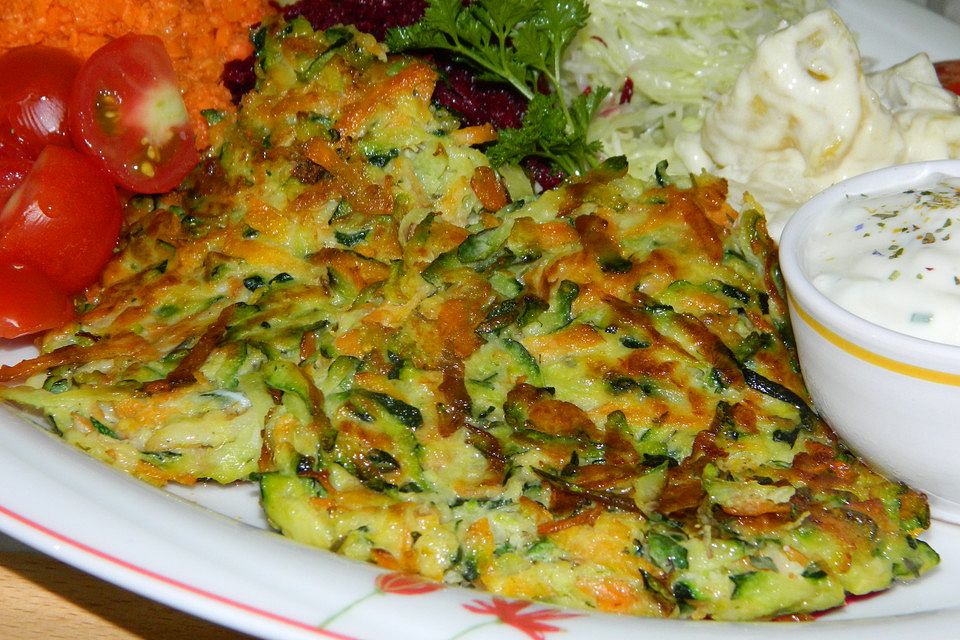 Zucchini - Möhren - Bratlinge