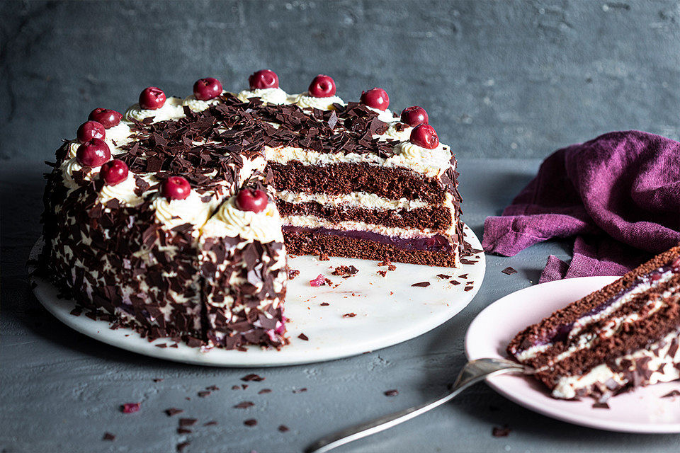 Schwarzwälder Kirschtorte - super easy