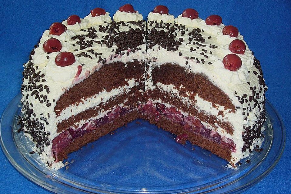 Schwarzwälder Kirschtorte - super easy