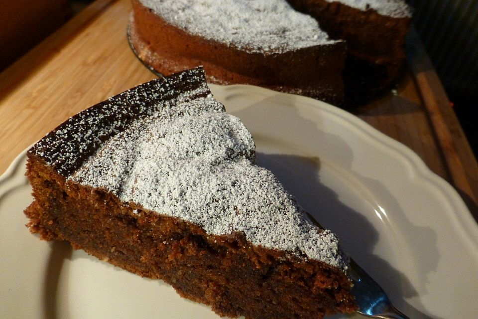 Gâteau au chocolat et aux amandes