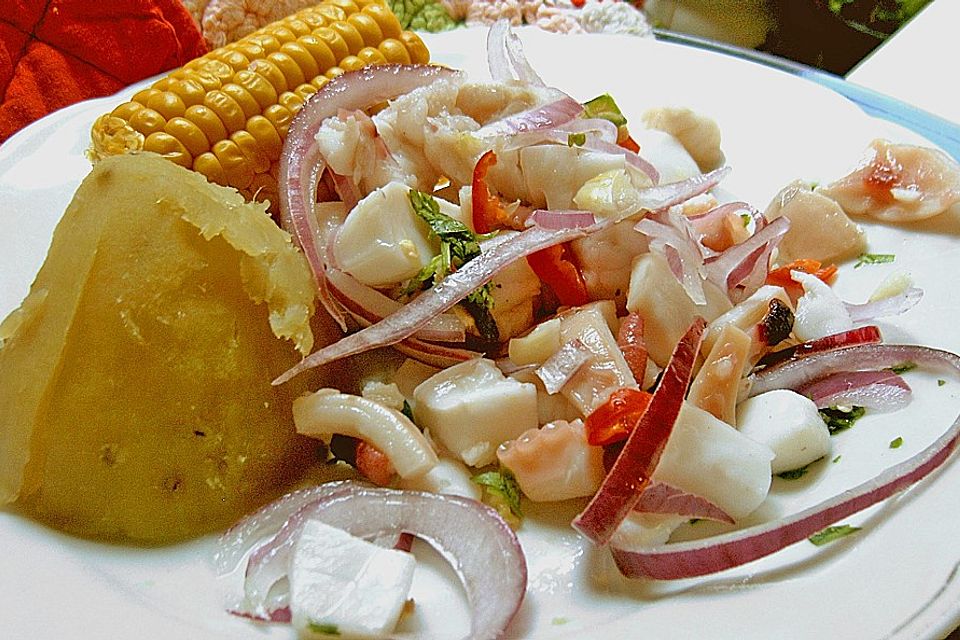 Cebiche ( peruanische Spezialität )