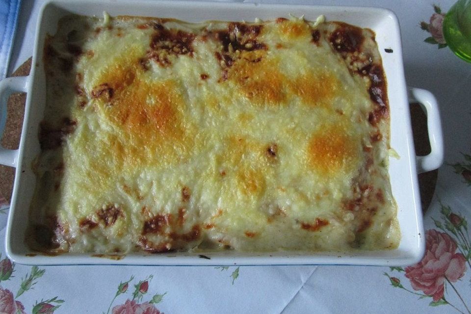 Einfacher Kartoffelgratin