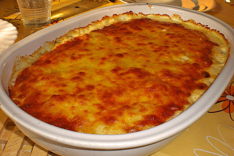 Einfacher Kartoffelgratin