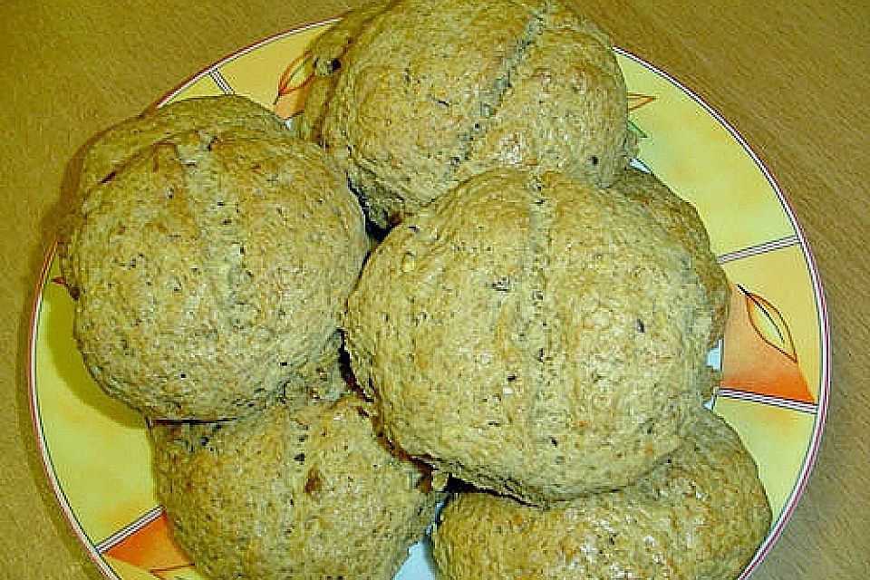 Apfelscones mit Haferflocken