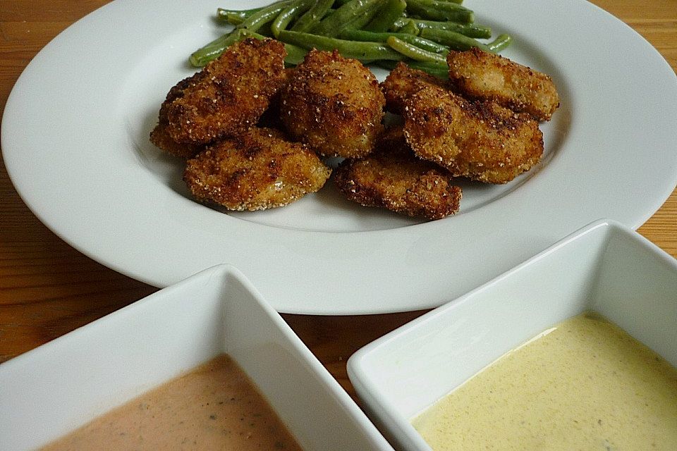 Chicken Nuggets knusprig und zart