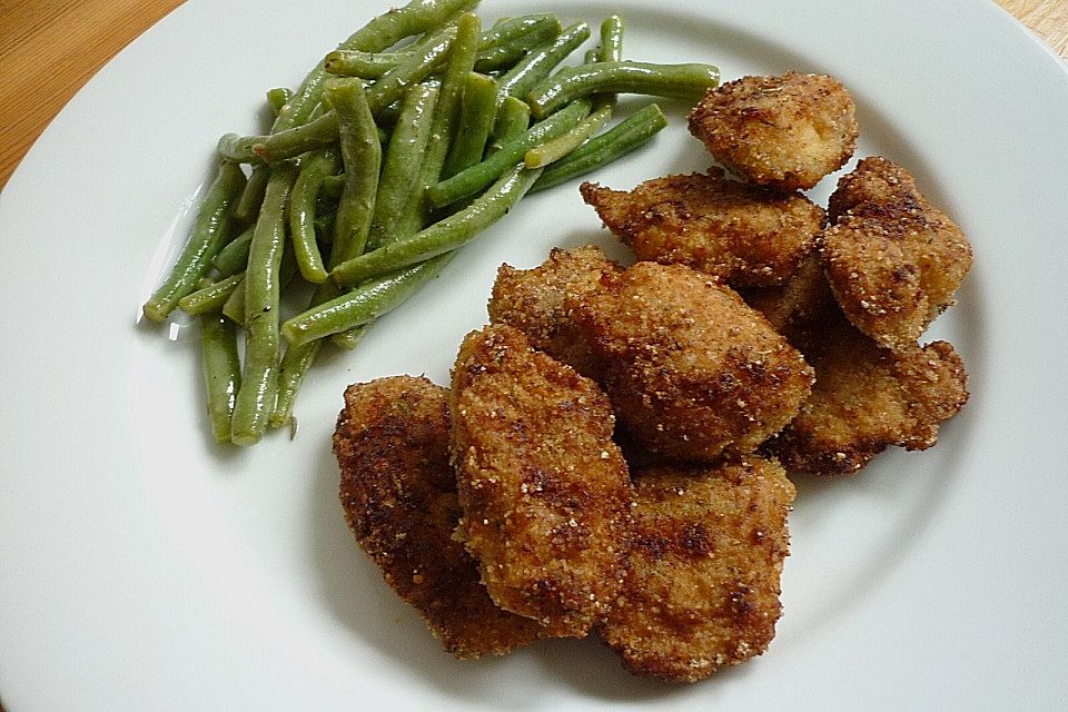 Chicken Nuggets knusprig und zart