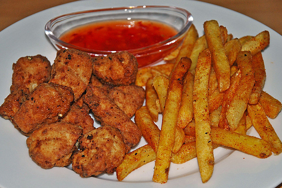 Chicken Nuggets knusprig und zart