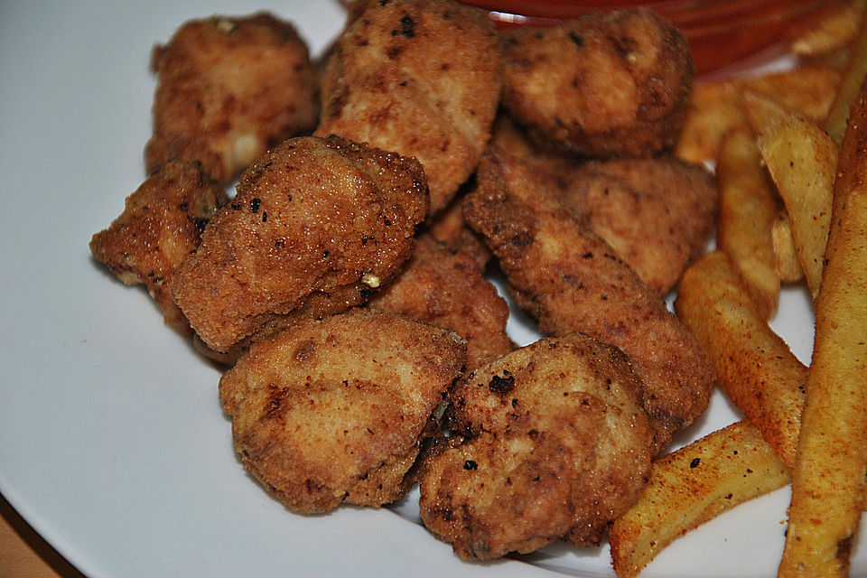 Chicken Nuggets knusprig und zart