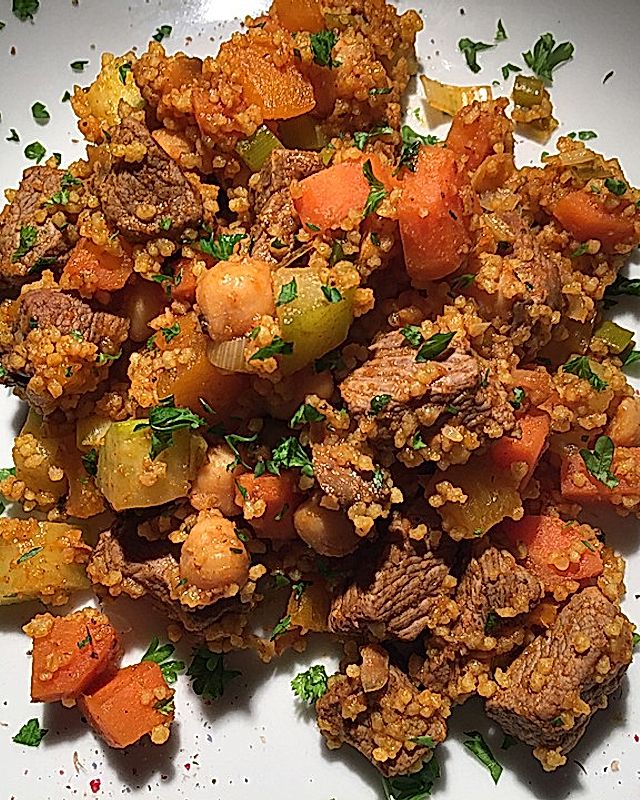 Couscous mit Lamm & Gemüse