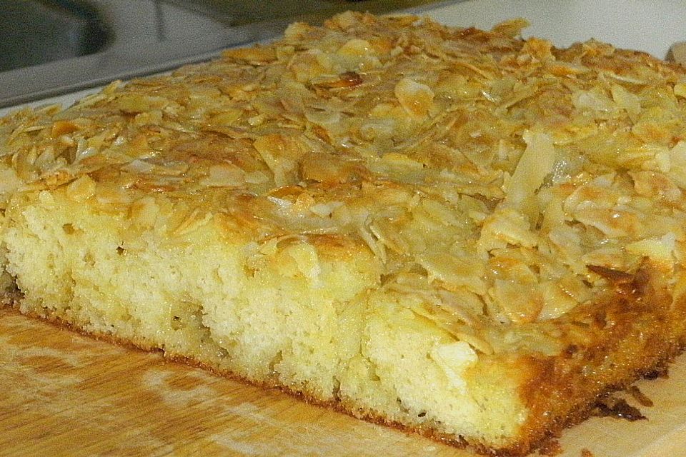 Blitschneller Mandelkuchen vom Blech