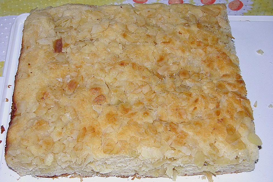 Blitschneller Mandelkuchen vom Blech