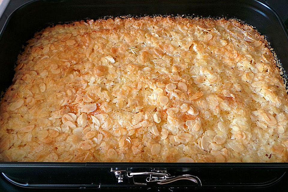 Blitschneller Mandelkuchen vom Blech