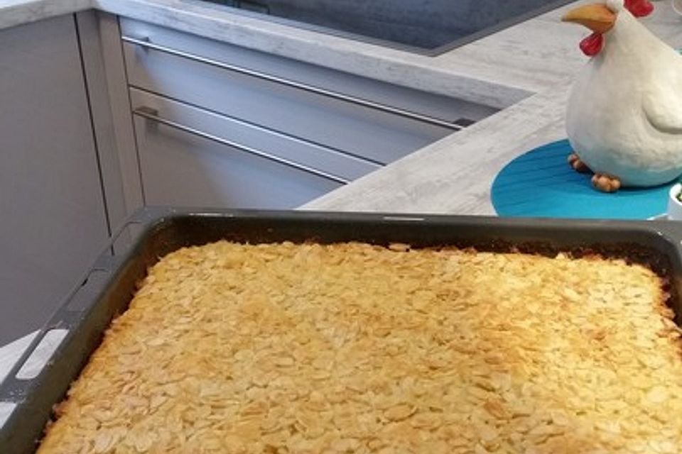 Blitschneller Mandelkuchen vom Blech