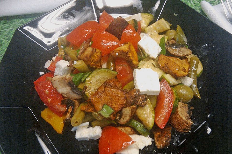 Lauwarmer Ratatouille - Salat