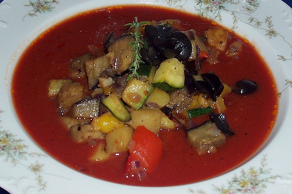 Lauwarmer Ratatouille - Salat