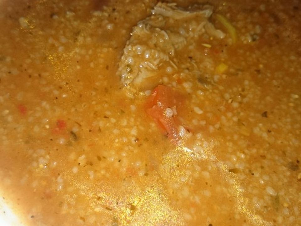 Tunesische Grünkernsuppe mit Lammfleisch von fallussa| Chefkoch