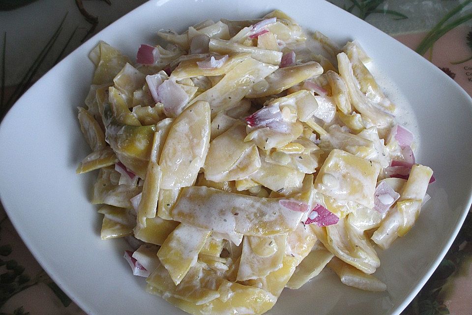 Gelber Bohnensalat