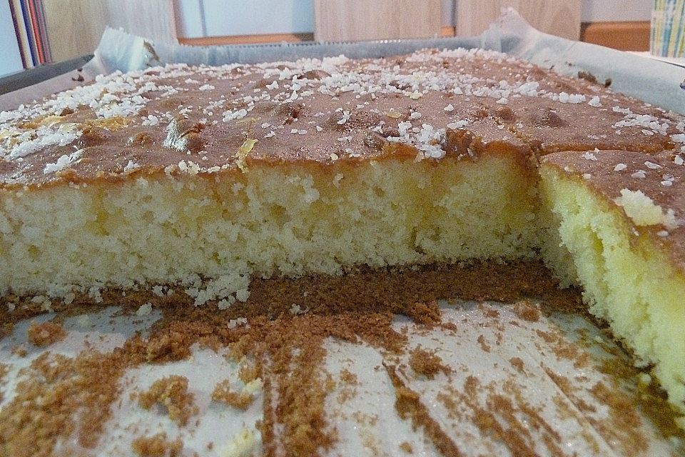 Zitronenkuchen vom Blech Zitronenkuchen vom Blech