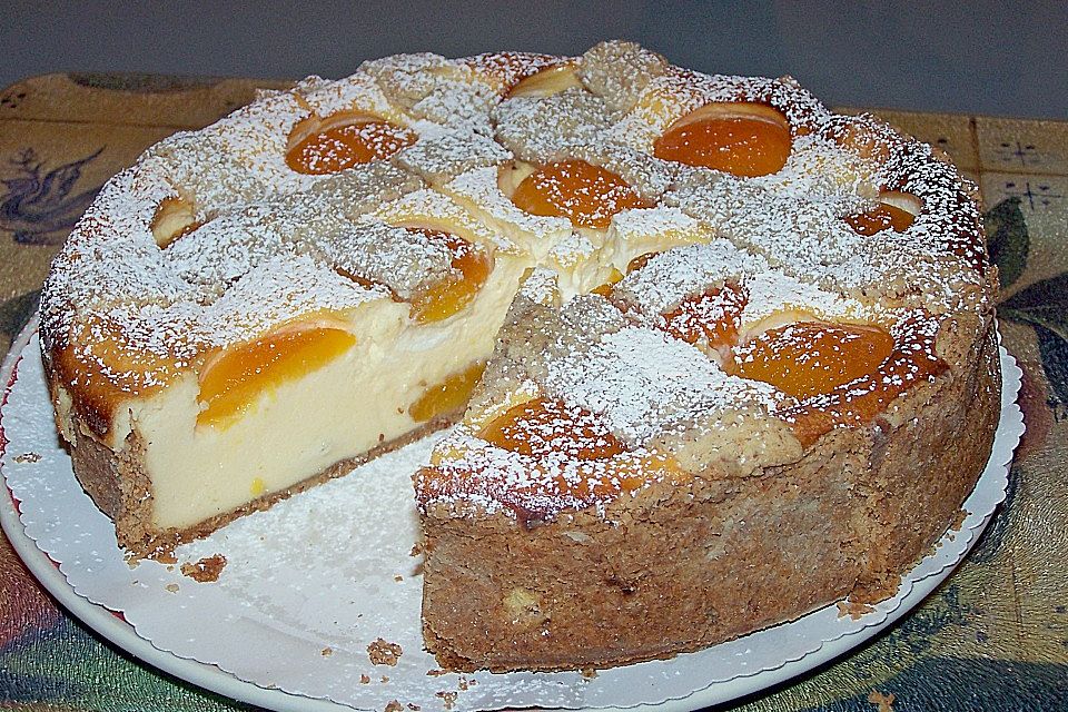 Aprikosen - Käsekuchen