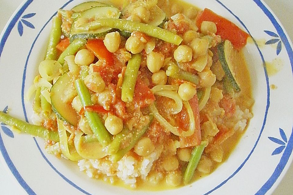 Vegetarisches Gemüsecurry Vegetarisches Gemüsecurry