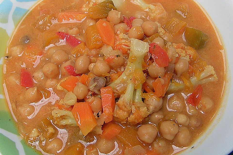 Vegetarisches Gemüsecurry Vegetarisches Gemüsecurry