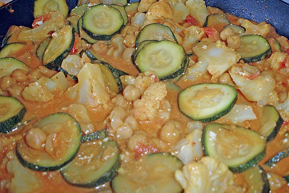 Vegetarisches Gemüsecurry Vegetarisches Gemüsecurry