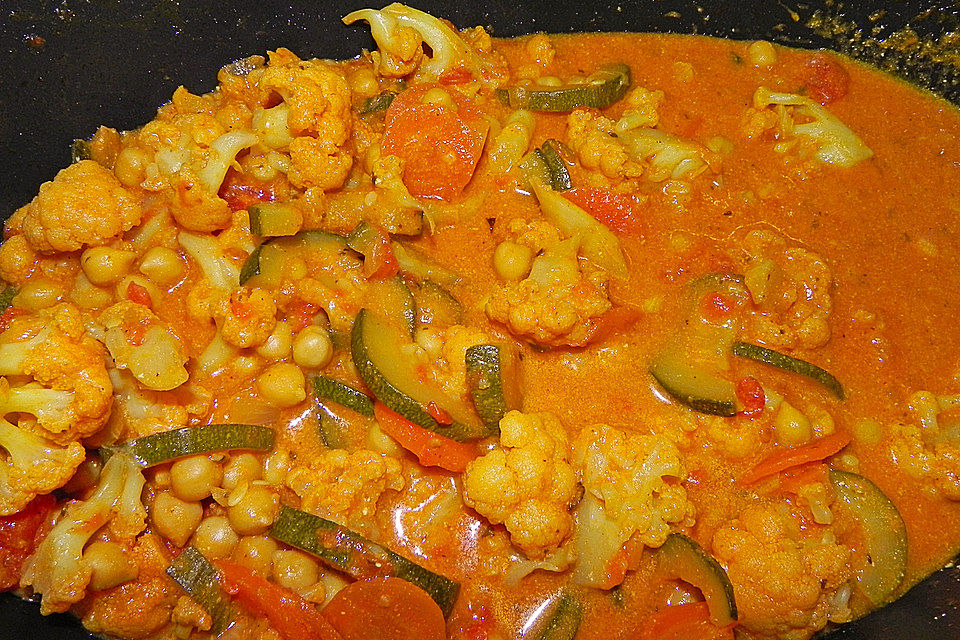 Vegetarisches Gemüsecurry Vegetarisches Gemüsecurry
