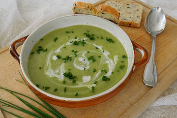 Zucchini - Kartoffelcreme Suppe