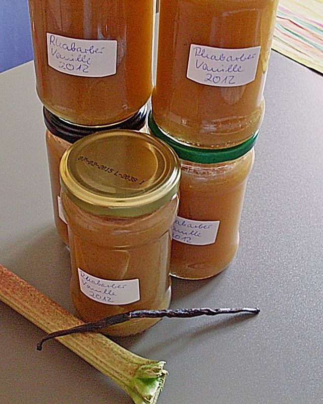 Rhabarber - Vanille - Marmelade