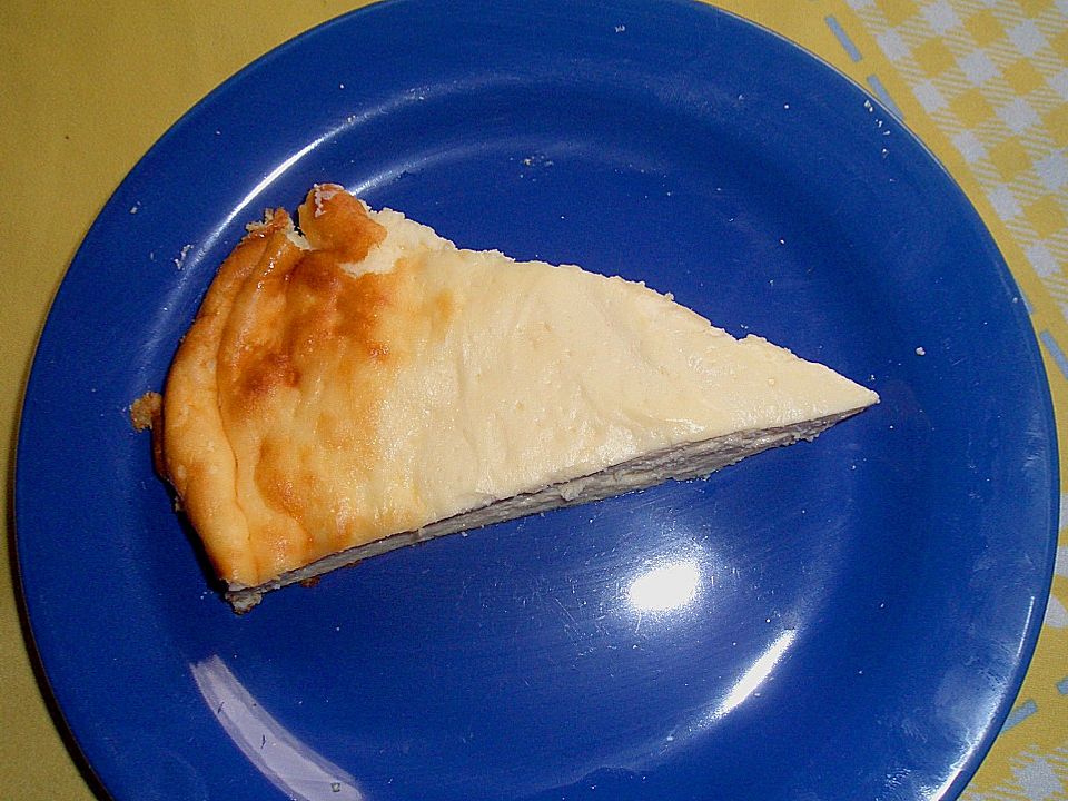Saftiger Käsekuchen ohne Boden von Nanny| Chefkoch