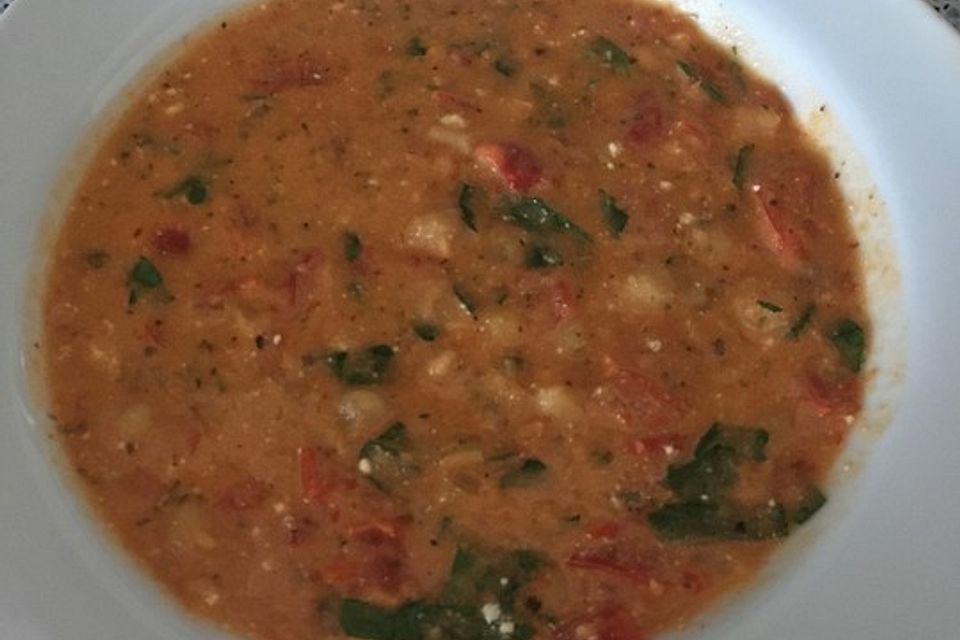 Paprika - Kichererbsen - Suppe