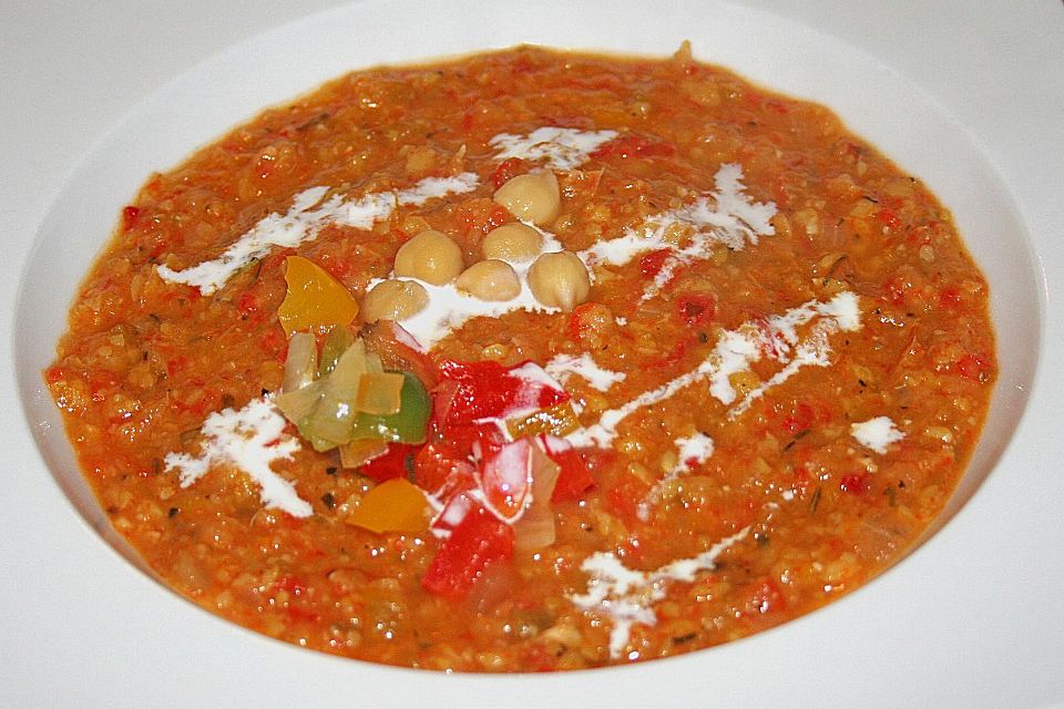 Paprika - Kichererbsen - Suppe