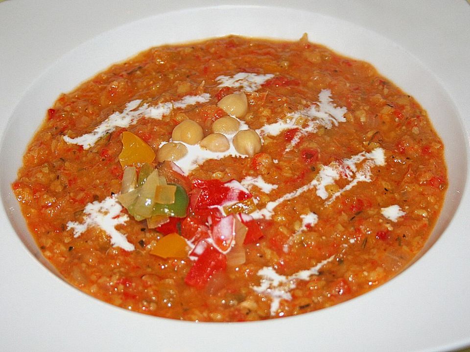 Paprika - Kichererbsen - Suppe von Eisbaerin| Chefkoch