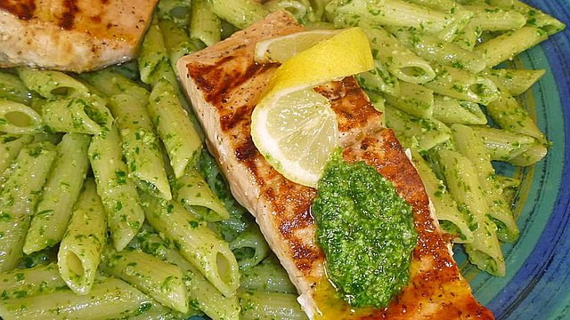 Penne mit Bärlauch - Pesto von Alisea75