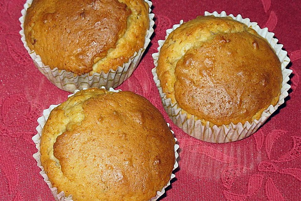 Honig - Nuss - Zitrone Muffins