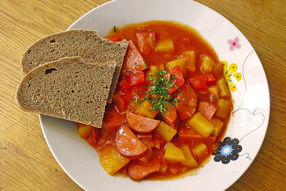 Ungarische Kartoffelsuppe