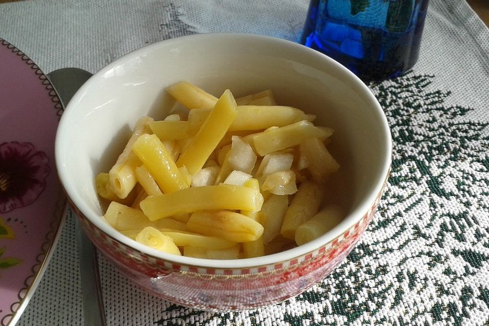 Wachsbrechbohnen - Salat Wachsbrechbohnen - Salat