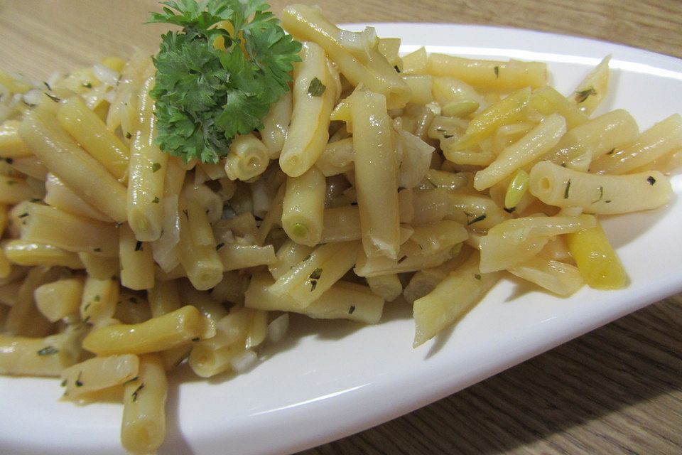 Wachsbrechbohnen - Salat Wachsbrechbohnen - Salat