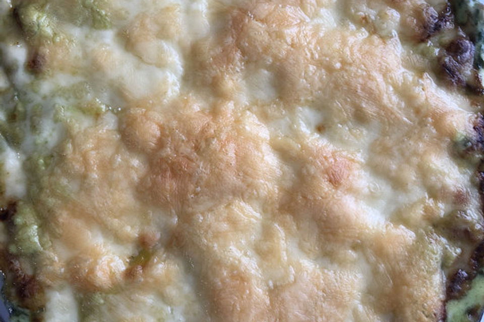 Spinat - Kartoffel - Gratin