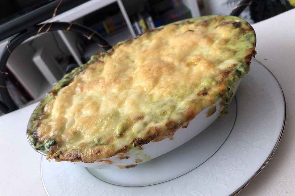 Spinat - Kartoffel - Gratin