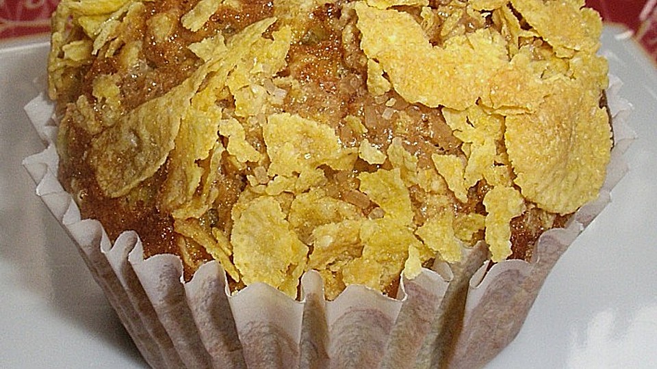 Bananen Cornflakes Muffins Von Bezwinger Chefkoch