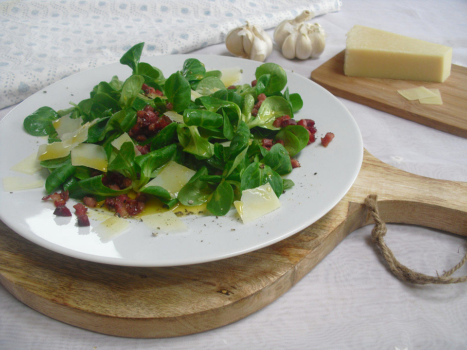 Feldsalat mit Speck und Parmesan von Ela*| Chefkoch