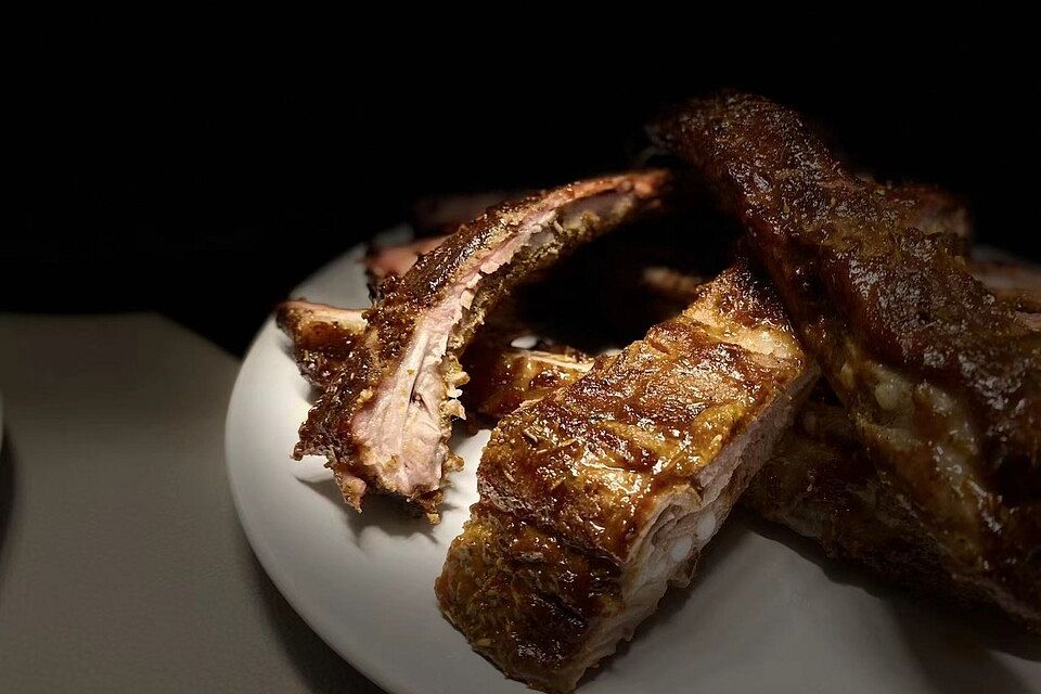 Spareribs mit amerikanischer BBQ-Sauce