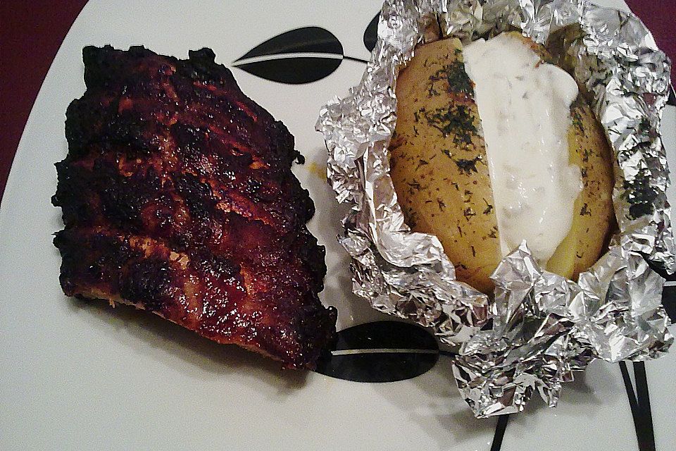 Spareribs mit amerikanischer BBQ-Sauce