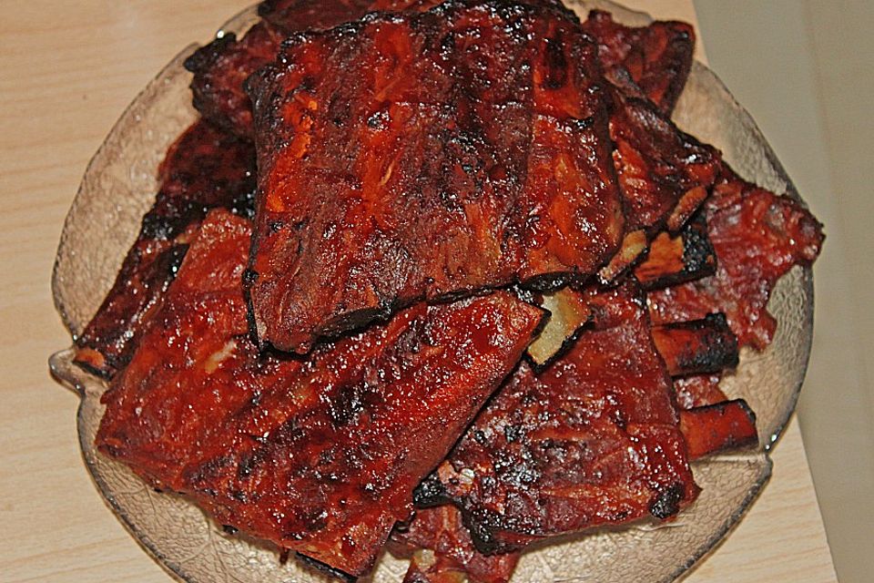 Spareribs mit amerikanischer BBQ-Sauce