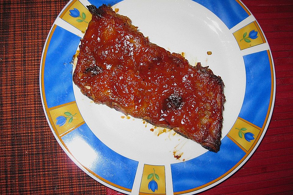 Spareribs mit amerikanischer BBQ-Sauce