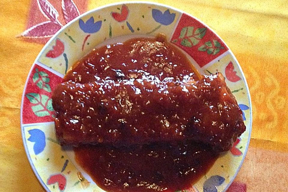 Spareribs mit amerikanischer BBQ-Sauce
