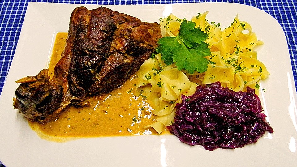 Hasenkeulen Mit Sherry Sauce Von Sonja Chefkoch 